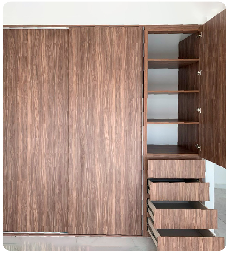 closet de madera